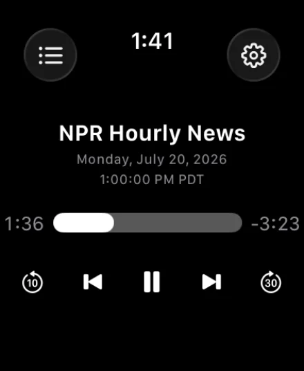 Hourly News on Apple Watch